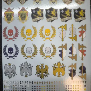 Описание картинки Empire Of Man transfer sheet Декали Империи от Fle94 по цене 1 500руб | Свободный Рынок Миниатюр - СРМ