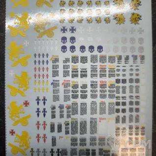Описание картинки Empire Of Man transfer sheet Декали Империи от Fle94 по цене 1 500руб | Свободный Рынок Миниатюр - СРМ