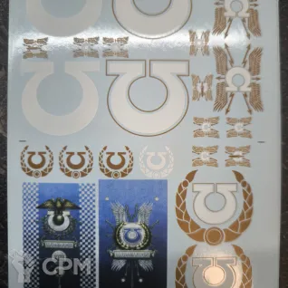 Описание картинки Ultramarines Legion Transfer sheet Декали Ультрамарин от Fle94 по цене 1 500руб | Свободный Рынок Миниатюр - СРМ
