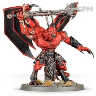 Описание картинки Daemon Prince (Classic) оригинал от Fle94 Miniatures по цене 4 500руб | Свободный Рынок Миниатюр - СРМ