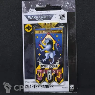 Описание картинки Space wolves Chapter Banner Refrigerator Magnet от Fle94 по цене 1 199руб | Свободный Рынок Миниатюр - СРМ