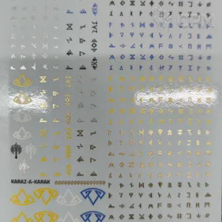 Описание картинки Dwarfen holds Transfer sheet Декали Королевства Гномов от Fle94 по цене 1 500руб | Свободный Рынок Миниатюр - СРМ