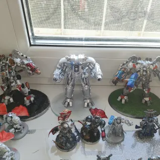 Описание картинки Grey Knights Army от Pirs по цене 25 000руб | Свободный Рынок Миниатюр - СРМ