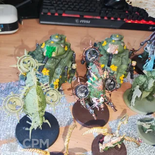 Описание картинки Death Guard army от Pirs по цене 20 000руб | Свободный Рынок Миниатюр - СРМ