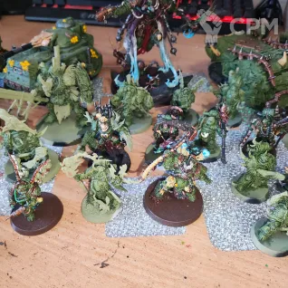 Описание картинки Death Guard army от Pirs по цене 20 000руб | Свободный Рынок Миниатюр - СРМ