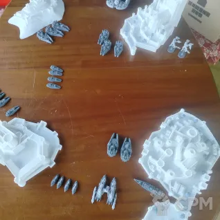 Описание картинки Dystopian wars, Султанат, отряды Египта, багровая лига и орден от Barin200886 по цене 23 000руб | Свободный Рынок Миниатюр - СРМ