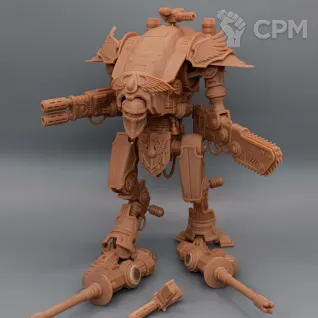 Описание картинки Blood angels Armiger warglaive/helverin от Lucky Pants по цене 1 200руб | Свободный Рынок Миниатюр - СРМ