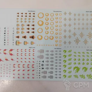 Описание картинки chaos space marines decals от Люгер Фаланга по цене 300руб | Свободный Рынок Миниатюр - СРМ