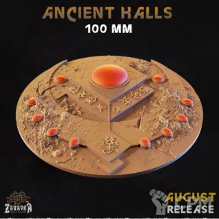 Описание картинки Ancient Halls Base 100мм от 3Д-Печка по цене 300руб | Свободный Рынок Миниатюр - СРМ
