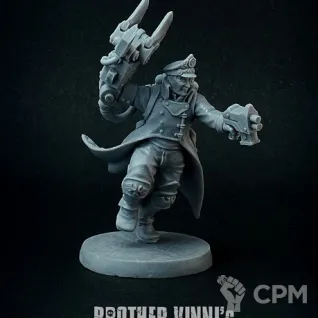 Описание картинки mechanized commissar от Brother Vinni по цене 492руб | Свободный Рынок Миниатюр - СРМ