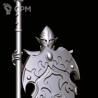 Описание картинки Dark Elf Warriors with spears от Магазин Альфария по цене 1 000руб | Свободный Рынок Миниатюр - СРМ