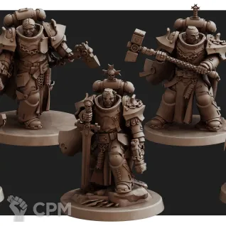 Описание картинки Black Templars Sword Brethren от Печатный подвальчик по цене 1 435руб | Свободный Рынок Миниатюр - СРМ