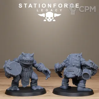 Описание картинки Bogkin Infantry от Manufactorum76 по цене 2 000руб | Свободный Рынок Миниатюр - СРМ