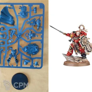 Описание картинки Captain with Relic Shield от aldger по цене 1 800руб | Свободный Рынок Миниатюр - СРМ