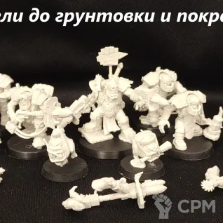 Описание картинки Kill Team: Wrecka Krew (comics style) от RobinGrib по цене 10 000руб | Свободный Рынок Миниатюр - СРМ