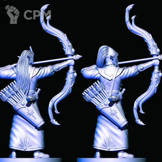 Описание картинки High Elves Archers от Магазин Альфария по цене 880руб | Свободный Рынок Миниатюр - СРМ