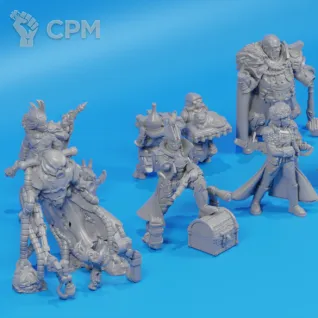 Описание картинки Rogue trader retinue от ULTRA_BRO по цене 120руб | Свободный Рынок Миниатюр - СРМ