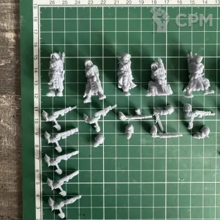 Описание картинки Astra Militarum Janissaries Squad от Recruiter по цене 1 350руб | Свободный Рынок Миниатюр - СРМ