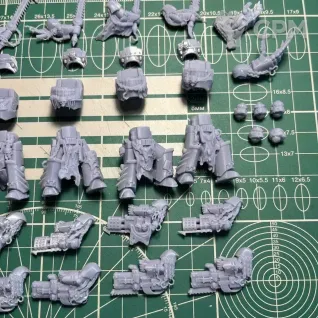Описание картинки Night Lords Contekar terminators от Recruiter по цене 1 500руб | Свободный Рынок Миниатюр - СРМ