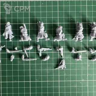 Описание картинки Astra Militarum Janissaries Squad от Recruiter по цене 1 350руб | Свободный Рынок Миниатюр - СРМ