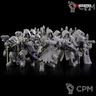 Описание картинки Astra Militarum Janissaries Squad от Recruiter по цене 1 350руб | Свободный Рынок Миниатюр - СРМ