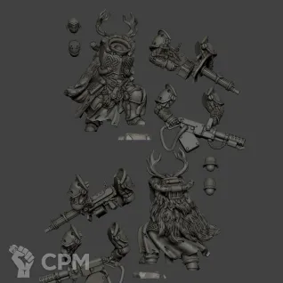 Описание картинки mechanized gaelic warriors от Manufactorum76 по цене 600руб | Свободный Рынок Миниатюр - СРМ