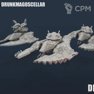 Описание картинки Wave Serpent/Falcon от DrunkMag0sFactorum по цене 2 800руб | Свободный Рынок Миниатюр - СРМ