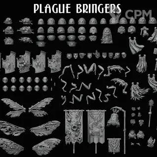 Описание картинки Plague bringers от Destr по цене 1 500руб | Свободный Рынок Миниатюр - СРМ
