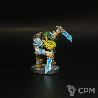 Описание картинки Дворф-следопыт от Di_V_D по цене 750руб | Свободный Рынок Миниатюр - СРМ