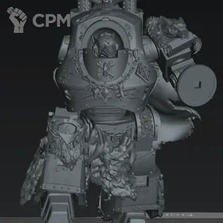 Описание картинки Space Wolves dread 2 от Destr по цене 1 800руб | Свободный Рынок Миниатюр - СРМ