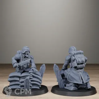 Описание картинки GrimGuard Trench Raiders от Manufactorum76 по цене 1 600руб | Свободный Рынок Миниатюр - СРМ