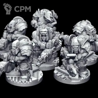 Описание картинки ORC NOBZ от Kapers Point по цене 1 071руб | Свободный Рынок Миниатюр - СРМ
