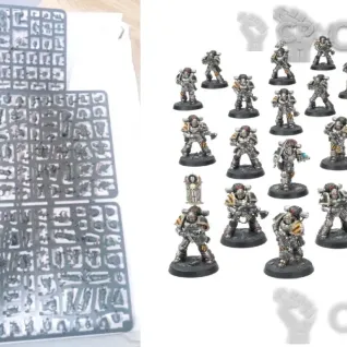 Описание картинки MKII Tactical Squad от Xero по цене 2 400руб | Свободный Рынок Миниатюр - СРМ