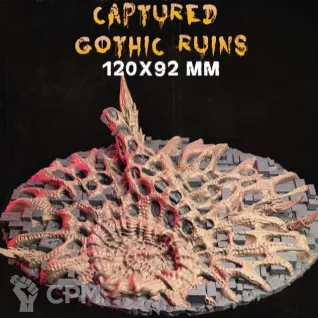 Описание картинки Captured Gothic Ruins 120x92мм от 3Д-Печка по цене 400руб | Свободный Рынок Миниатюр - СРМ