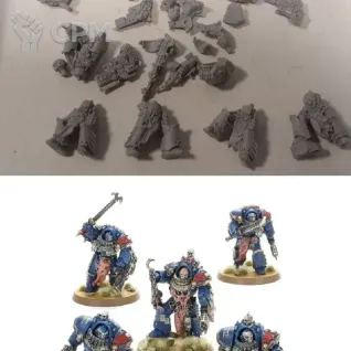Описание картинки Night Lords Contekar Terminators от Xero по цене 950руб | Свободный Рынок Миниатюр - СРМ