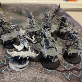 Описание картинки 6 tzaangor enlightened и шаман на диске от  по цене 5 000руб | Свободный Рынок Миниатюр - СРМ