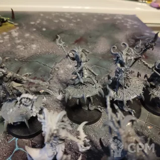 Описание картинки 6 tzaangor enlightened и шаман на диске от  по цене 5 000руб | Свободный Рынок Миниатюр - СРМ