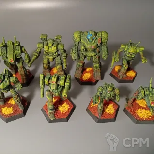 Описание картинки Стартер Battletech Альфа удар (alpha strike) от Geser по цене 6 890руб | Свободный Рынок Миниатюр - СРМ