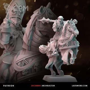Описание картинки Bretonnia  Templar Crusader от Knight of Light по цене 200руб | Свободный Рынок Миниатюр - СРМ