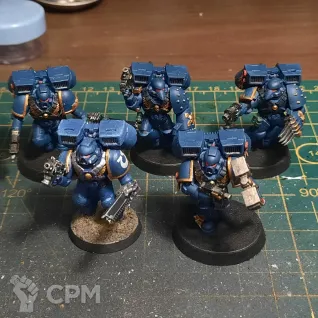 Описание картинки Space marine assault squad от  по цене 2 750руб | Свободный Рынок Миниатюр - СРМ
