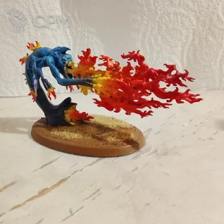 Описание картинки Exalted Flamer of Tzeentch от Egref по цене 1 000руб | Свободный Рынок Миниатюр - СРМ