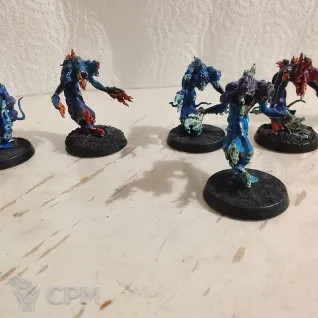 Описание картинки Flamers of Tzeentch от Egref по цене 600руб | Свободный Рынок Миниатюр - СРМ