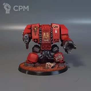 Описание картинки Space Marine Dreadnought Дредноут Космодесанта от Geser по цене 3 300руб | Свободный Рынок Миниатюр - СРМ