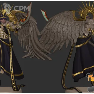 Описание картинки Бастет селестина Bastet Celesine waifu anime figurine 32мм от ChurcHehe 3d print по цене 1 800руб | Свободный Рынок Миниатюр - СРМ