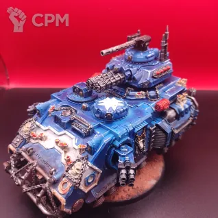 Описание картинки Warhammer 40k — Gladiator / Impulsor Ultramarines, все закачки, покрас, SLA от Жидкий Пират по цене 8 500руб | Свободный Рынок Миниатюр - СРМ