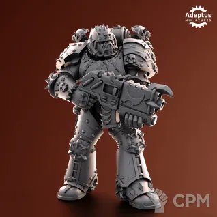 Описание картинки Ironflayers Chaos Space Knights / Legionaries от Zakat-3D по цене 720руб | Свободный Рынок Миниатюр - СРМ