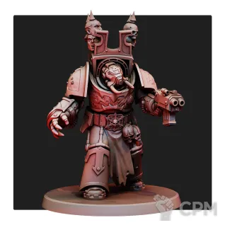 Описание картинки World Eaters Chaos Terminator Squad от Печатный подвальчик по цене 1 400руб | Свободный Рынок Миниатюр - СРМ