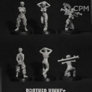Описание картинки female prisoners of war (3 models) от Brother Vinni по цене 410руб | Свободный Рынок Миниатюр - СРМ