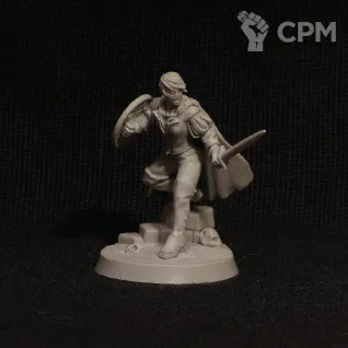 Описание картинки Hilda (female mercenary) от Brother Vinni по цене 410руб | Свободный Рынок Миниатюр - СРМ
