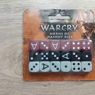 Описание картинки Horns of Hashut dice от User63968 по цене 1 800руб | Свободный Рынок Миниатюр - СРМ